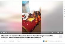 Tanzanian Man Gets Stuck While Engaging in Affair with Married Woman – Ends in Tears