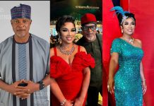Actress Ibinabo Fiberesima Shares Moment With Ex-Husband Fred Amata