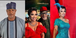 Actress Ibinabo Fiberesima Shares Moment With Ex-Husband Fred Amata