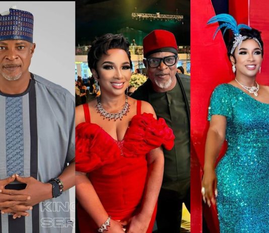 Actress Ibinabo Fiberesima Shares Moment With Ex-Husband Fred Amata