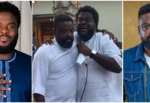 Family Reunion: Kunle Afolayan, Aremu Settle Differences at Mother’s Burial