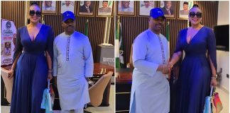 Ehi Ogbebor, Interior Designer, Visits Former Husband MC Oluomo