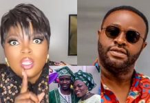 Funke Akindele Promotes Femi Adebayo’s Movie Seven Doors