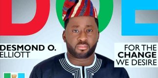Lagos Lawmaker Desmond Elliott Says Party Interest Comes Before Personal Ambition