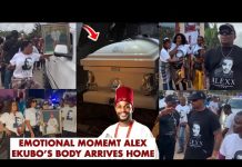 Alexx Ekubo Laid to Rest in Arochukwu as Body Arrives for Funeral