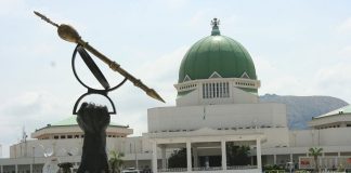 Tension as Security Operatives Stop Protesters at National Assembly Gate