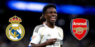 Real Madrid Rule Out Vinicius Junior Exit Amid Arsenal Interest