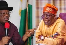 Tinubu Salutes Dave Umahi, Describes Him as an Outstanding Minister