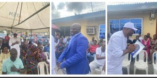 Moses Olarewaju, Folorunso Ola Western Honour Late Tunde Koleola at Service of Songs