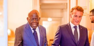 French President Macron Welcomes Tinubu for Private Dinner in Paris
