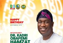 *HAPPY BIRTHDAY TO A LOYAL CAPTAIN-IN-WAITING — HE DR. OBAFEMI HAMZAT*