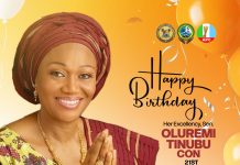 *HAPPY BIRTHDAY TO OUR BELOVED MOTHER OF THE NATION — HER EXCELLENCY, SENATOR OLUREMI TINUBU, CON*-Folorunso Ola Western.